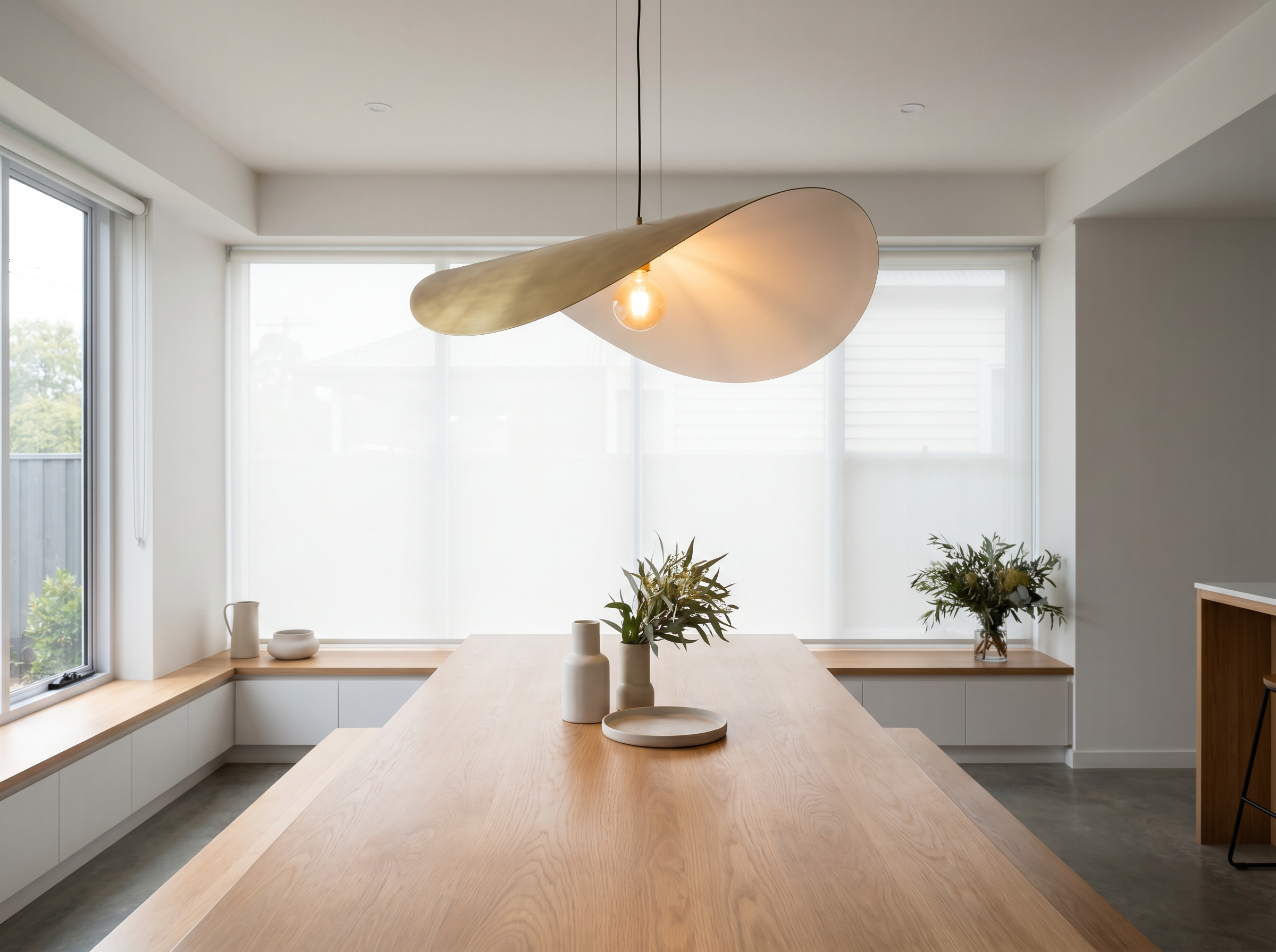 Lighting — A feature pendant, hung right